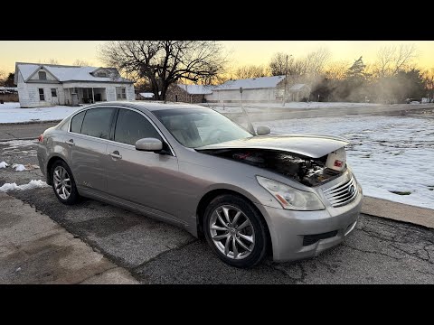 How Bad Could A Flooded 500 Infiniti G35 From Copart Be 
