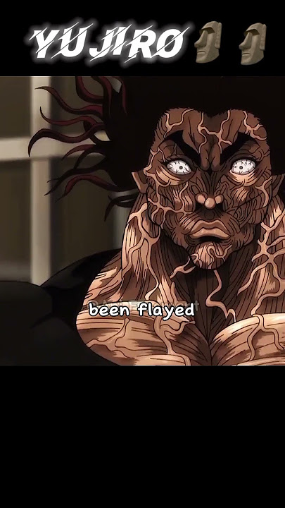 simultaneously flexed every muscle fiber to disperse pain👀😲|Baki Hanma| #anime #animemoments #baki