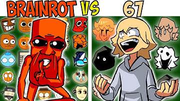 ALL ITALIAN BRAINROT VS 67 TEST | FNF Character Test | Gameplay VS Playground