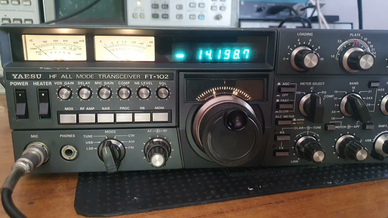 YAESU FT-102 REPAIR AND TEST - YouTube