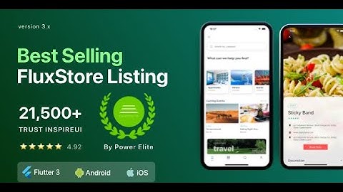 FluxStore Listing app (Listeo, MyListing, ListingPro)🔥The latest demo (Flutter E-Commerce App)