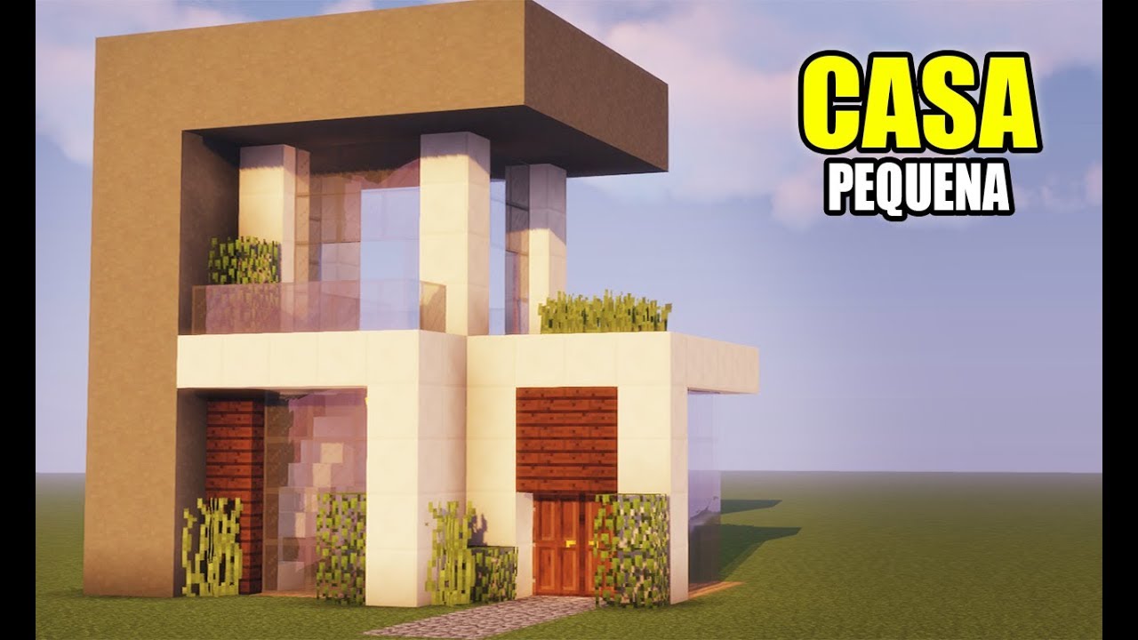 Minecraft - Como fazer uma Pequena Casa Moderna 