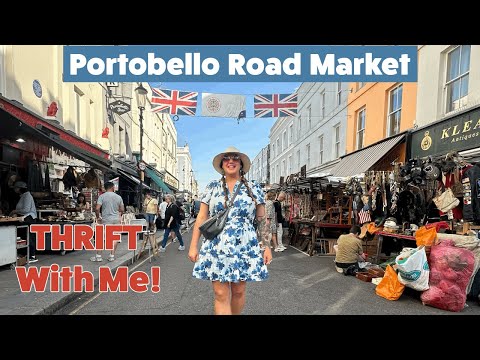 Video: Shopping Lontoon Portobello Road Market