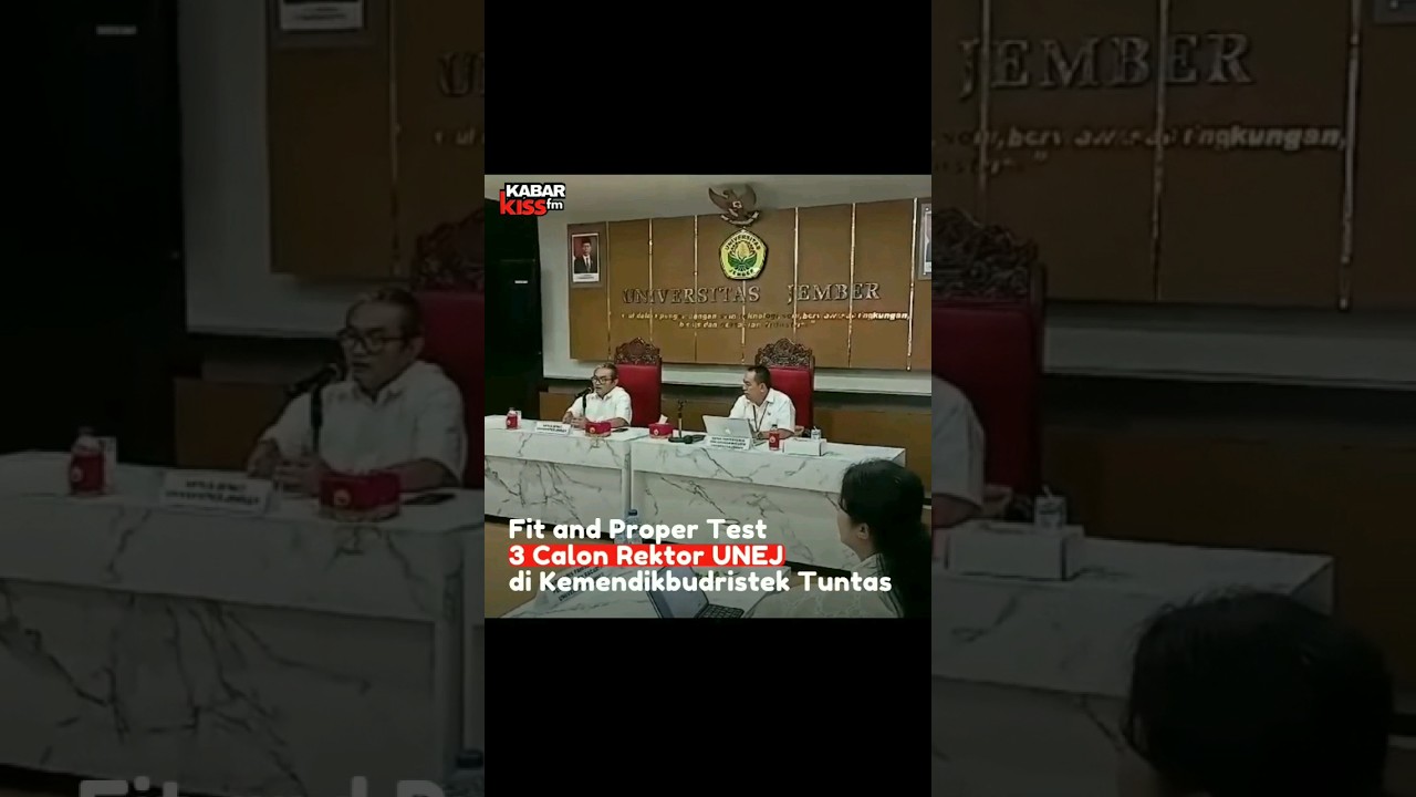 Fit and Proper Test 3 Calon Rektor UNEJ di Kemendikbudristek Tuntas