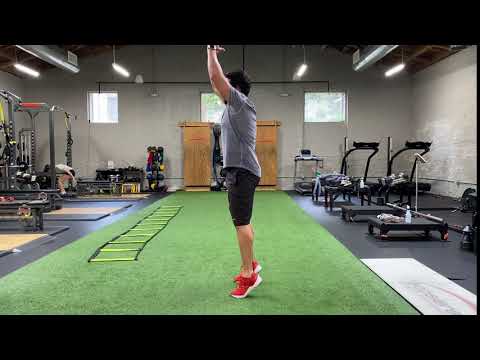Athletic Stance to Explosive Arm Swing Drive and Push