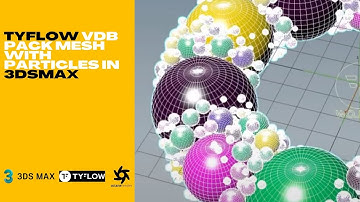 TyFlow VDB PACK Mesh With Particles in 3dsmax