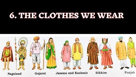 6. The Clothes we wear| Std 2 |EVS