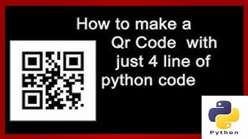 Generate QR code within 4 lines of code | Python