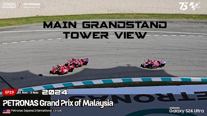 #Rematch Malaysia GP 2024 #peccovsmartin, Marquez crash #sepangcircuit main grandstand turn 15 view