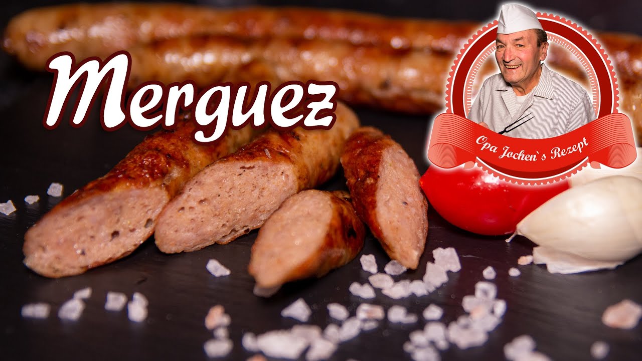Merguez selber machen - Würstchen aus Lamm und Rind - Opa Jochens Rezept