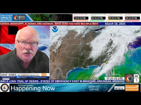 Severe Weather Continues along the East Coast Sunday As This Major ...