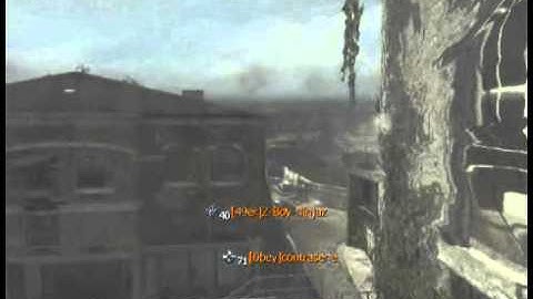 MW3 Game Clip Cross the Map Kill on Fallen