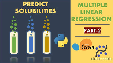 Predicting Organic Solubilities Made Easy with Statsmodels and Scikit-learn - Part2