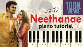 Neethanae | Piano Tutorial | Mersal chords