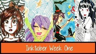 INKTOBER 2015 WEEK ONE