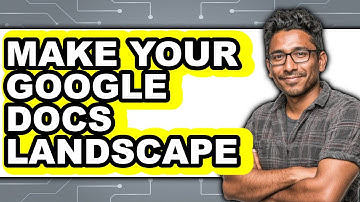 How to Make Your Google Docs Landscape (full Guide)