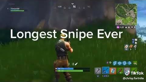 Longest no scope ever in fortnite battle Royale