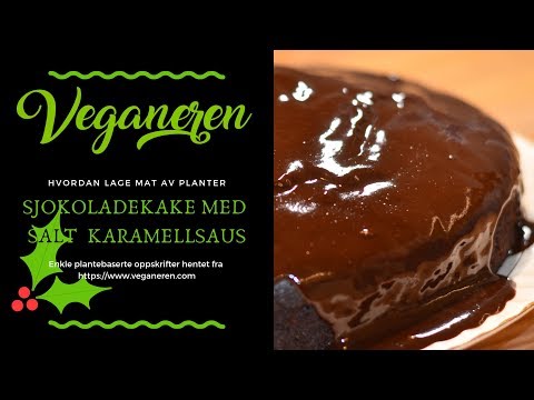 Video: Sjokoladekake Med Karamellag