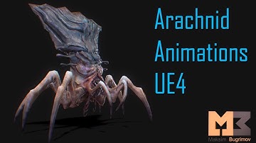 Animations Arachnid Render in UE4