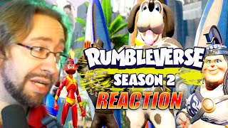 They're adding SQUADS?! MAX REACTS: Rumbleverse SEASON 2!