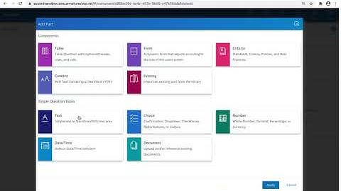 ARMATURE Fabric - Setting up Basic Data Collection Instruments | Accreditation Management Software