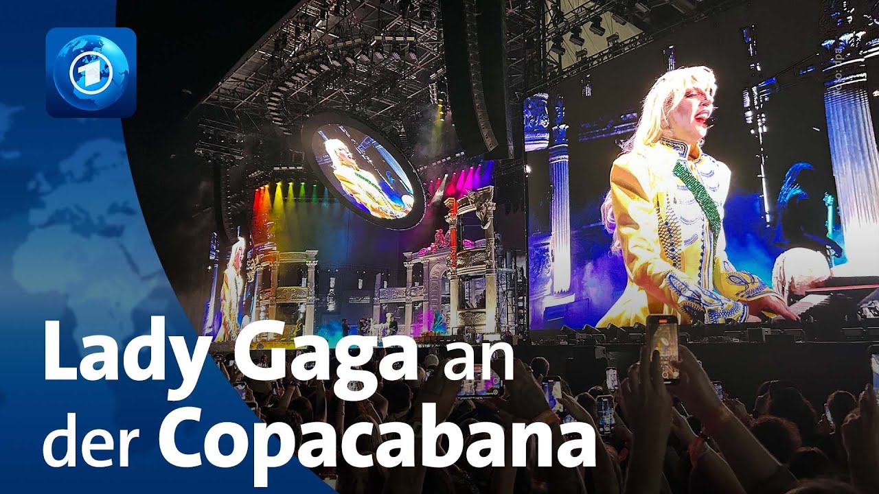 Kostenloses Konzert von Lady Gaga vor zwei Millionen Menschen