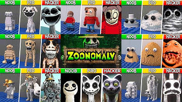 LEGO ALL Monsters in ZOONOMALY + NEW Creepy Characters (FULL  COLLECTION #3) : Noob, Pro, HACKER! /