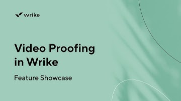 Video Proofing in Wrike