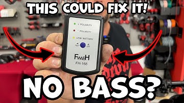 Get better Midbass! Making sure all your speaker are working together! Testing Phase and Polarity