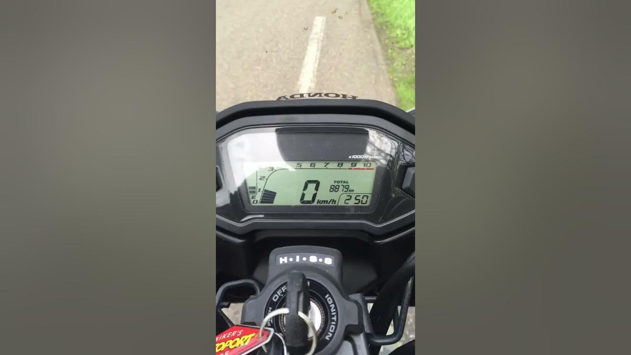 Honda CBR500R 0100 km/h (062 mph) using the complete revrange. YouTube