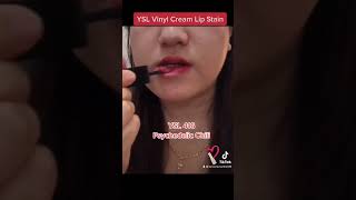 Review Son YSL Vinyl Cream Lip Stain 416 Psychedelic Chili