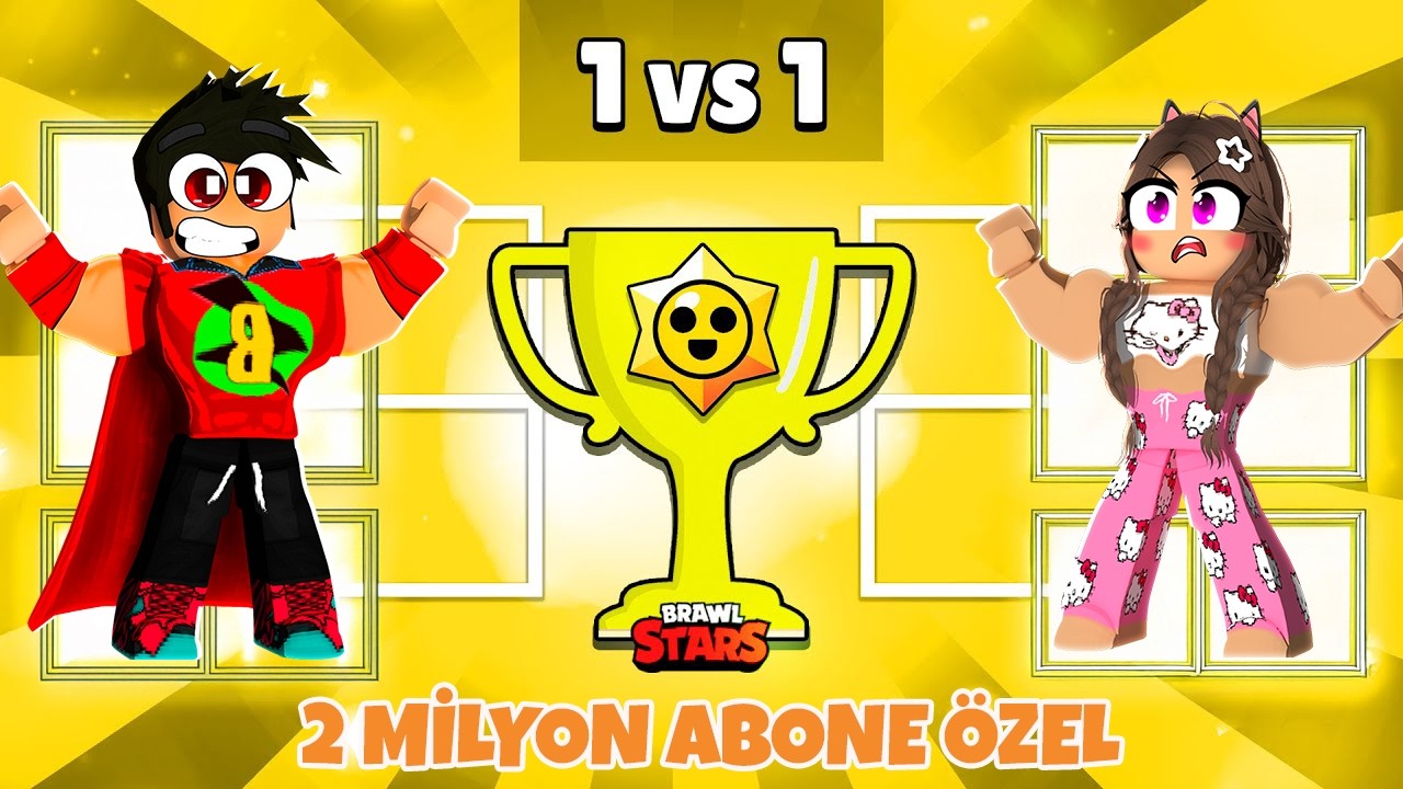 2 MİLYON ABONE ÖZEL AYBÜKE İLE BRAWL STARS VS! 😂 Brawl Stars