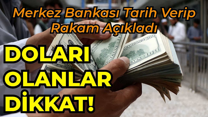 Doları Olanlar Dikkat! Merkez Bankası'ndan Çok Kritik Açıklama! Tarih Verdi