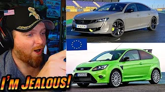 American Reacts to European's Favorite Cars That America CAN'T HAVE 🚗