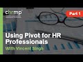 Pivot table for hr professionals part 1