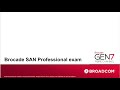 Introducing the brocade san professional exam