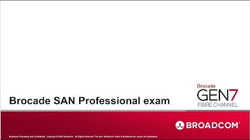 Introducing the Brocade SAN Professional Exam