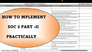 SOC 2 Implementation Part II - Practical-Availability Criteria | How to Implement SOC2 |Rajbir Singh