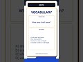 Vocabulary Builder | What does 'brief' mean? A) shy and not brave B) a s… | English Words Practice