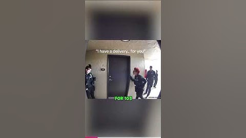 Cops Pretend to Be DoorDash but Get the Wrong Address 😱 #shorts