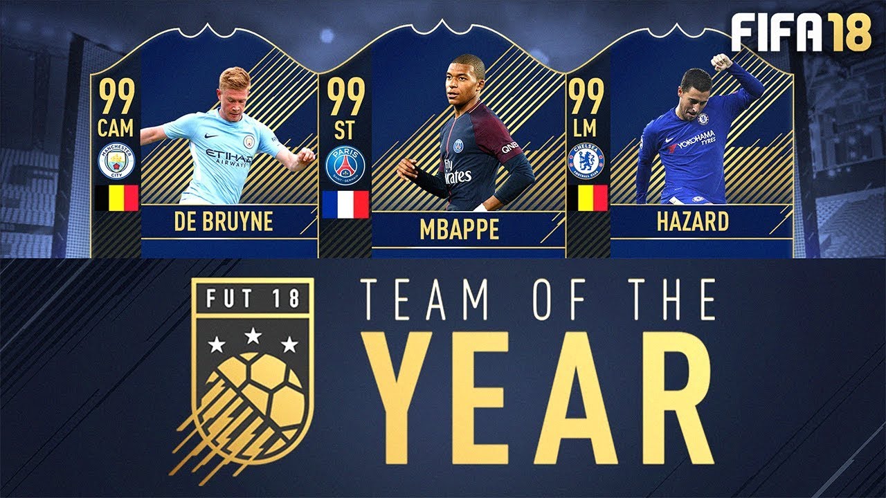 Fifa 18 Team Of The Year Fifa 18 Ultimate Team Youtube