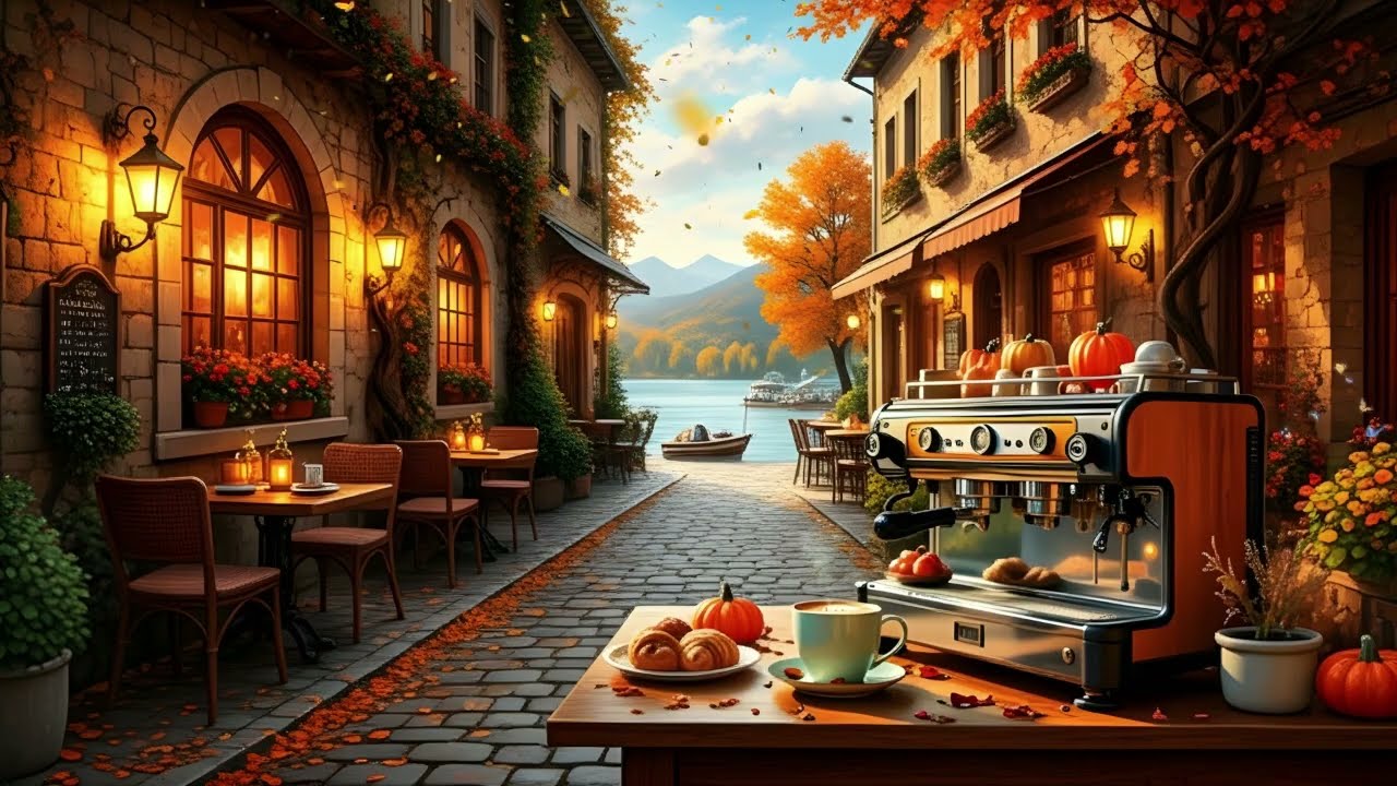 Sunny Autumn Café Jazz ☕ Relaxing Coffee Shop Music for Work, Study & Peaceful Morning