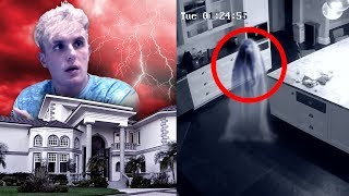 We Caught a REAL Ghost On Camera in our House.. (SCARY)