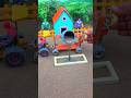 🚜😱 Real Working Mini Tractor Making Strong Cement Pillar | Amazing DIY Construction Machine #shorts