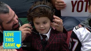 Little kid dresses as Tyson Nash at Coyotes game Wealth