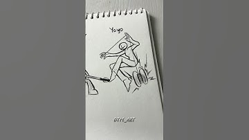 How to draw body with (Gun, Hammer, Yoyo) #drawing #tutorial #stickman #fpy