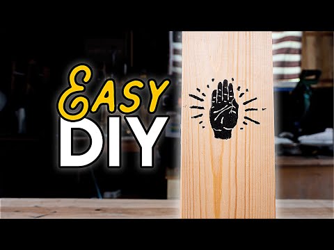 How To Stamp A Logo On Wood