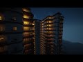 Minecraft making a BUILDING. Timelapse