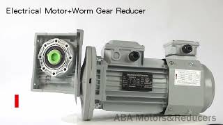 The Perfect Combination of Motor and Worm Gear Reducer