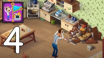 Homescapes‏ Gameplay Walkthrough - Part 4 (Android,IOS)